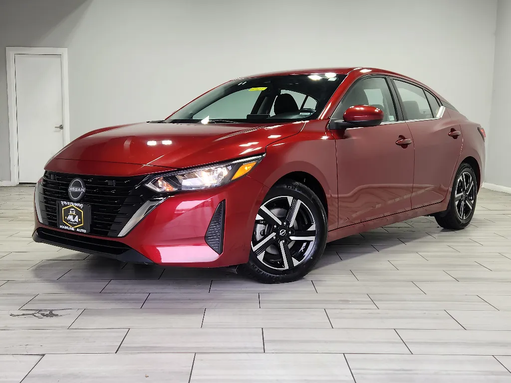 Red 2024 Nissan Sentra SV for sale in Philadelphia, PA