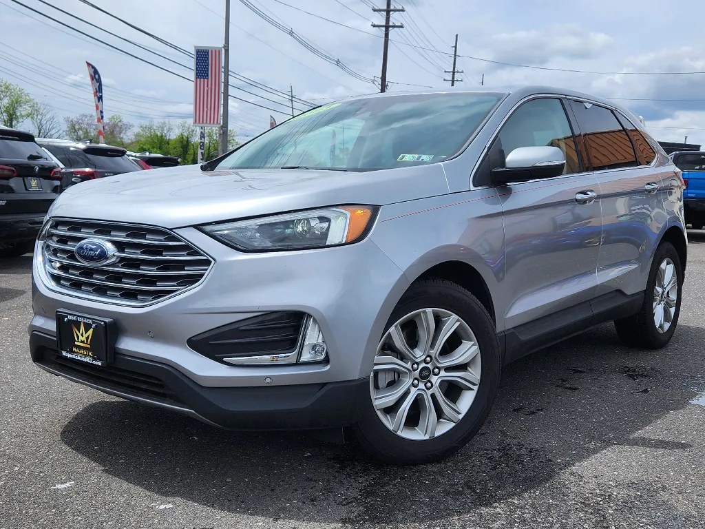 Silver 2023 Ford Edge Titanium for sale in Philadelphia, PA
