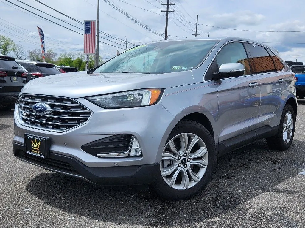 Silver 2023 Ford Edge Titanium for sale in Philadelphia, PA