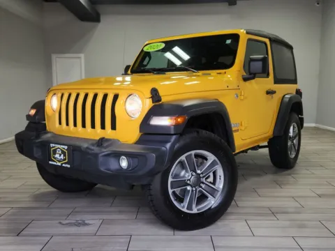 Yellow 2020 Jeep Wrangler Sport S for sale in Philadelphia, PA