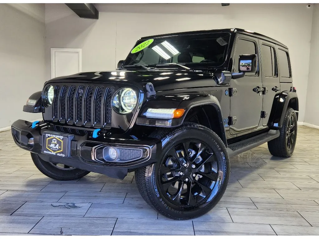 Black 2021 Jeep Wrangler 4xe Unlimited Sahara High Altitude for sale in Philadelphia, PA