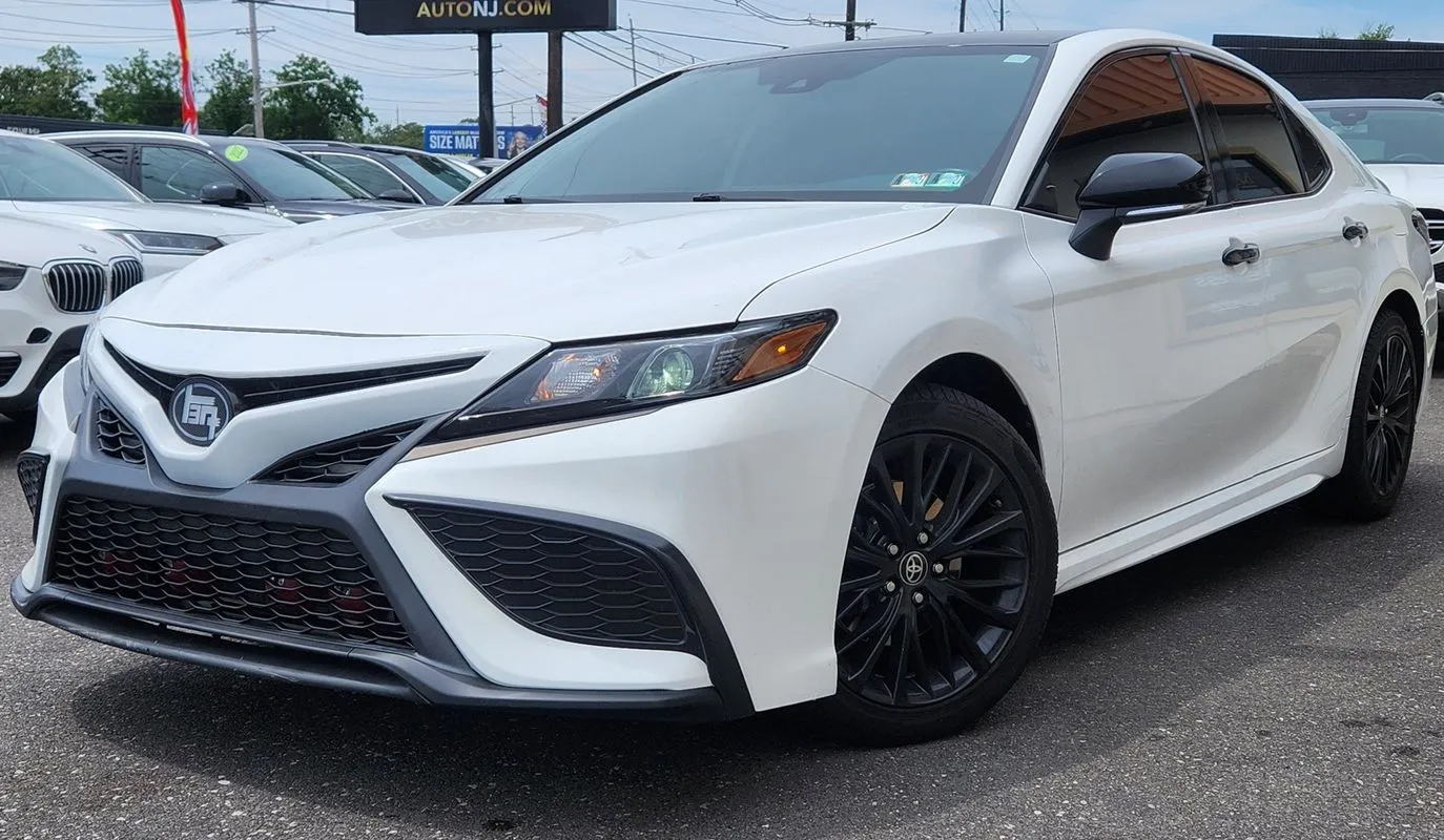 White 2022 Toyota Camry SE Nightshade Special AWD for sale in Philadelphia, PA