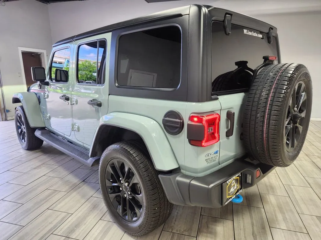 Another view of 2023 Jeep Wrangler 4xe Sahara 4x4 for sale in Philadelphia, PA at Torresdale Ave