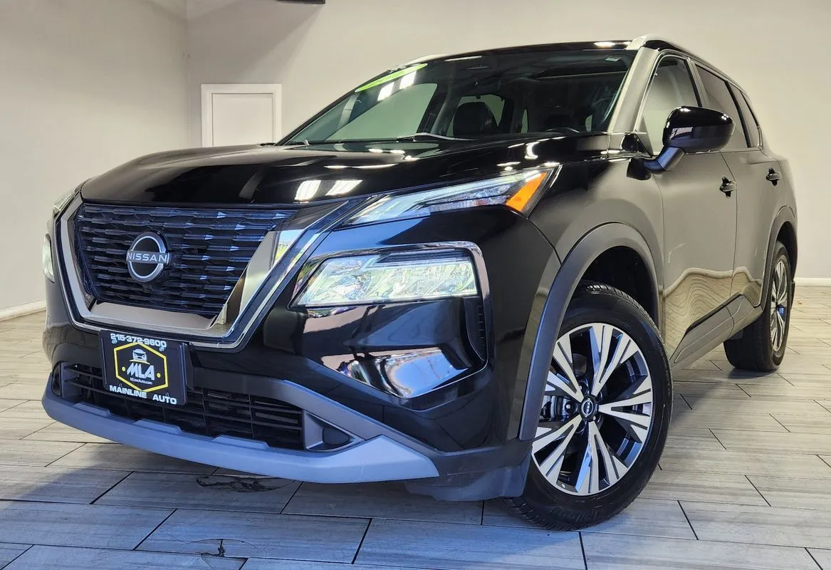 Black 2023 Nissan Rogue SV Intelligent AWD for sale in Philadelphia, PA