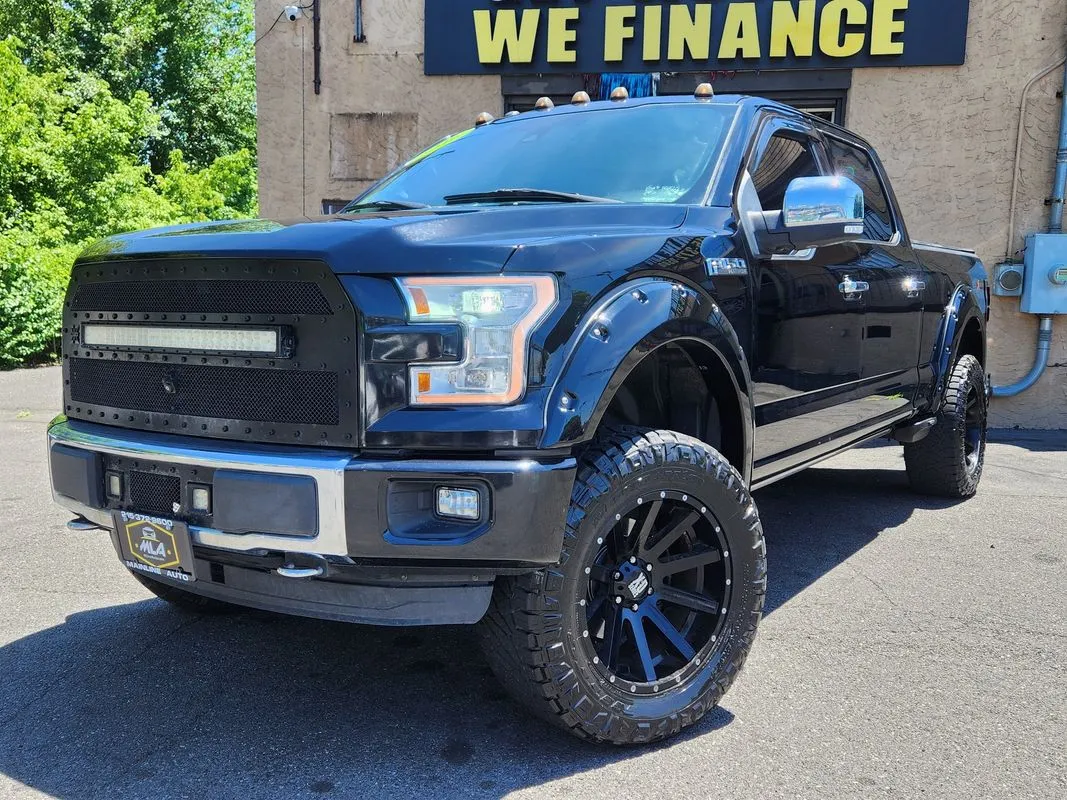 Black 2016 Ford F-150 Platinum for sale in Philadelphia, PA