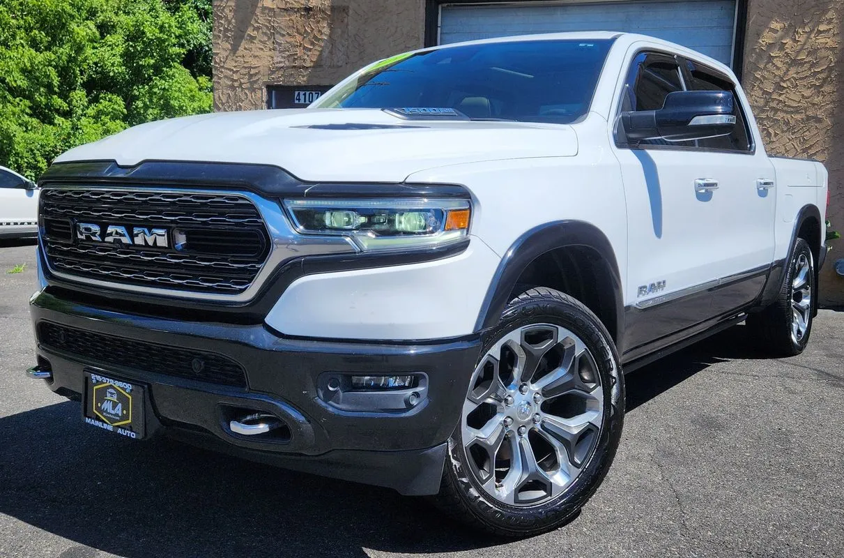 White 2020 Ram 1500 Limited Crew Cab 4x4 5'7" Box for sale in Philadelphia, PA