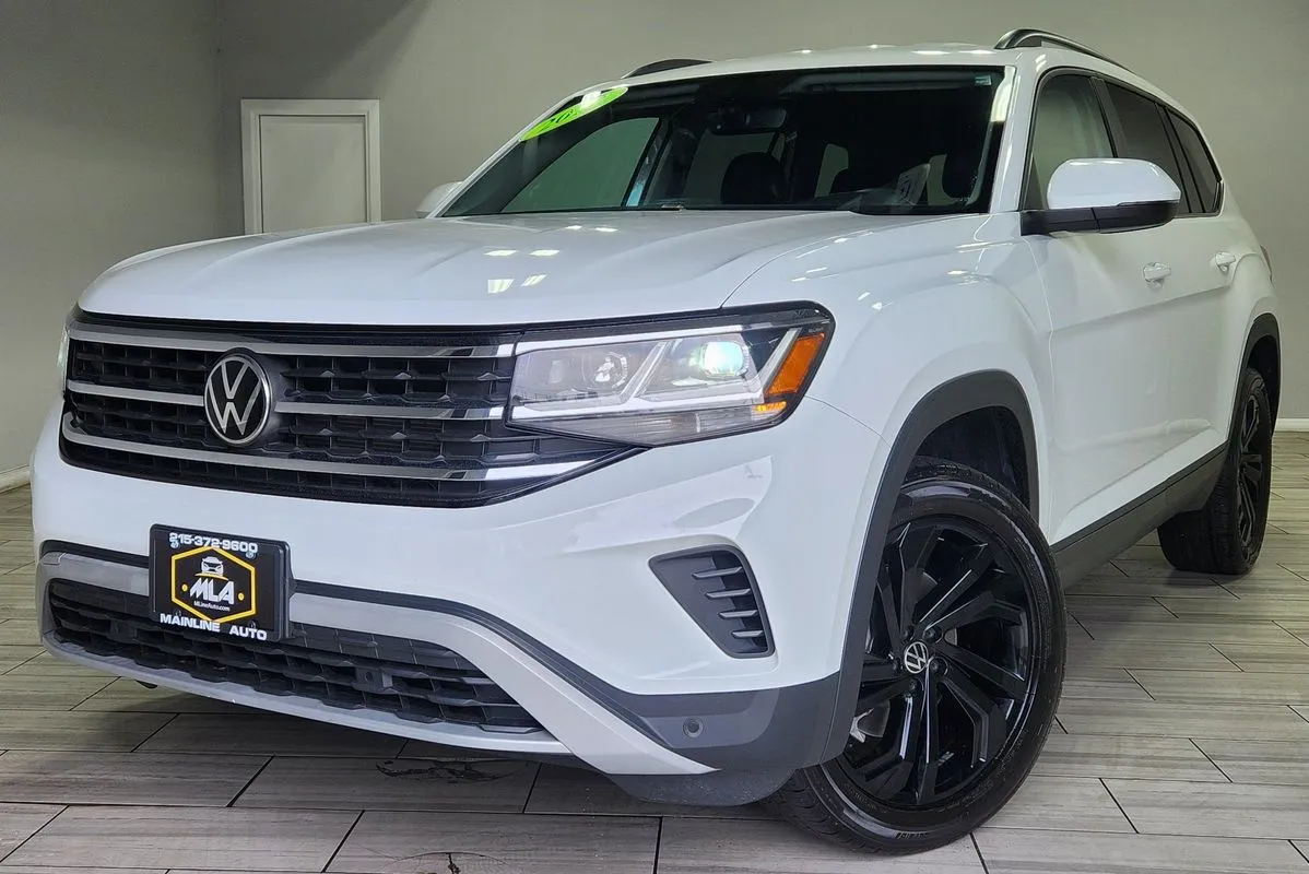 White 2022 Volkswagen Atlas 3.6L V6 SE w/Technology for sale in Philadelphia, PA