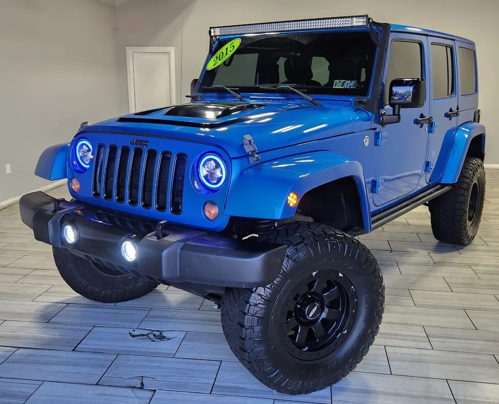 Blue 2015 Jeep Wrangler Unlimited Altitude for sale in Philadelphia, PA
