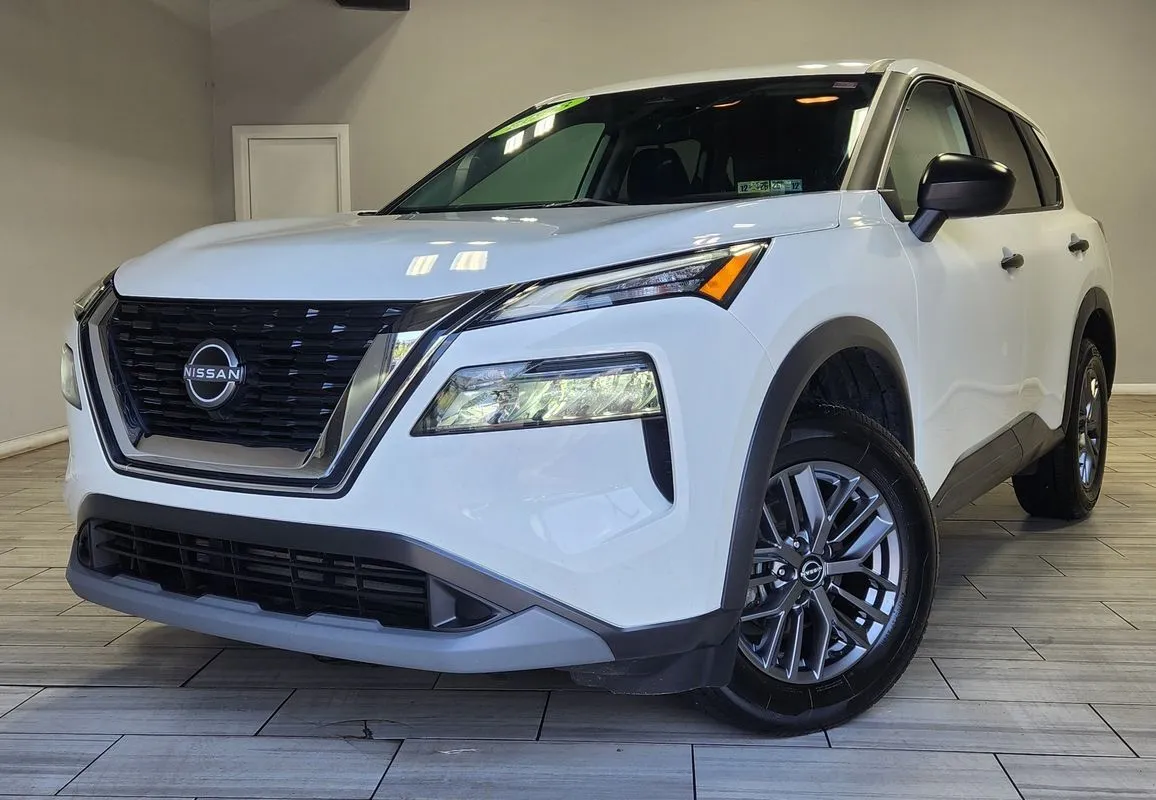 White 2023 Nissan Rogue S Intelligent AWD for sale in Philadelphia, PA