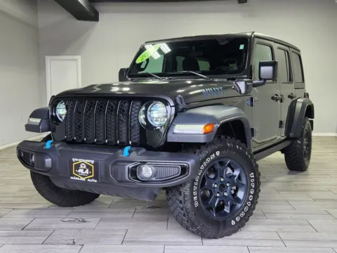 Gray 2023 Jeep Wrangler 4xe 4x4 for sale in Philadelphia, PA