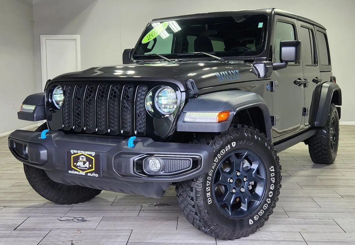Gray 2023 Jeep Wrangler 4xe 4x4 for sale in Philadelphia, PA