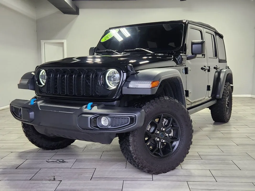 Black 2024 Jeep Wrangler 4xe Willys 4xe for sale in Philadelphia, PA