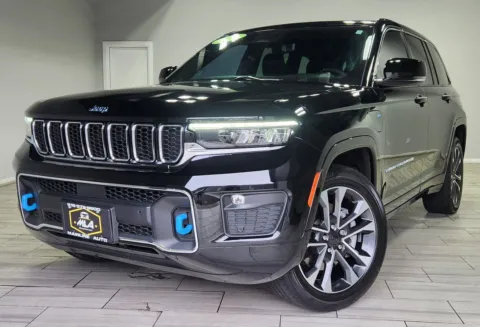 Black 2023 Jeep Grand Cherokee 4xe Overland for sale in Philadelphia, PA