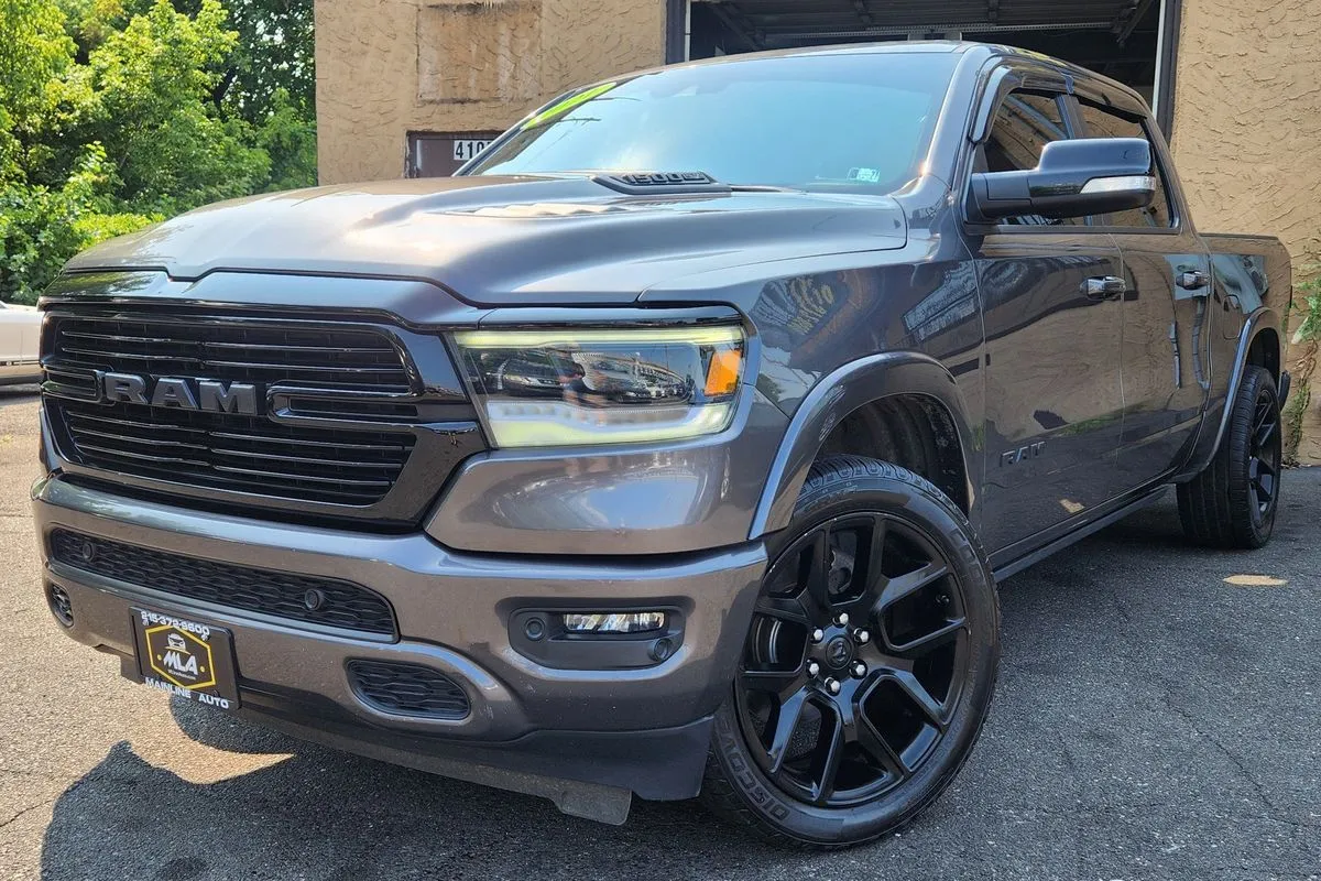 Gray 2021 Ram 1500 Laramie Crew Cab 4x4 5'7" Box for sale in Philadelphia, PA