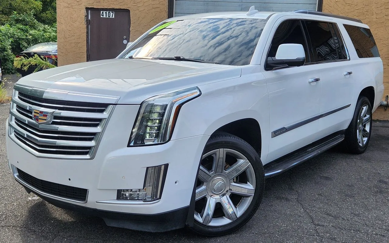 White 2018 Cadillac Escalade ESV Luxury for sale in Philadelphia, PA