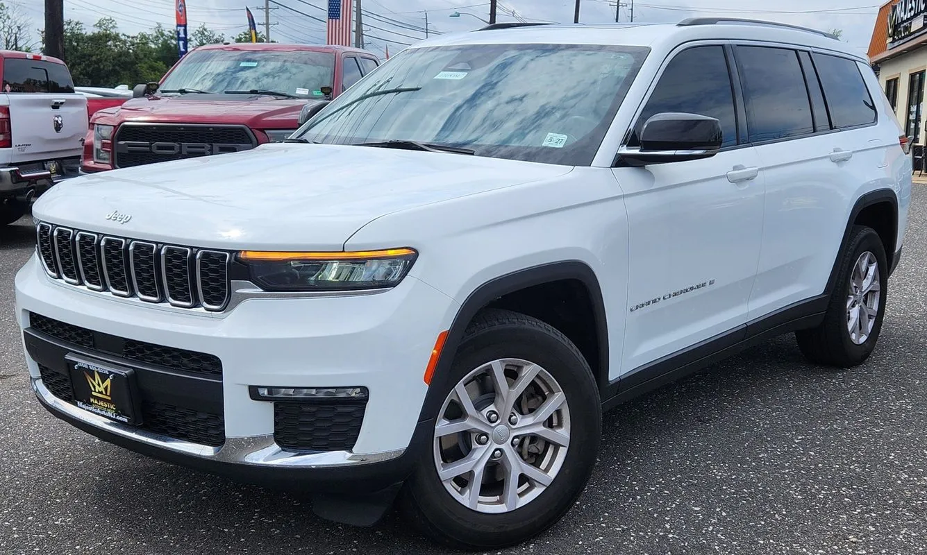 White 2022 Jeep Grand Cherokee L Limited 4x4 for sale in Philadelphia, PA