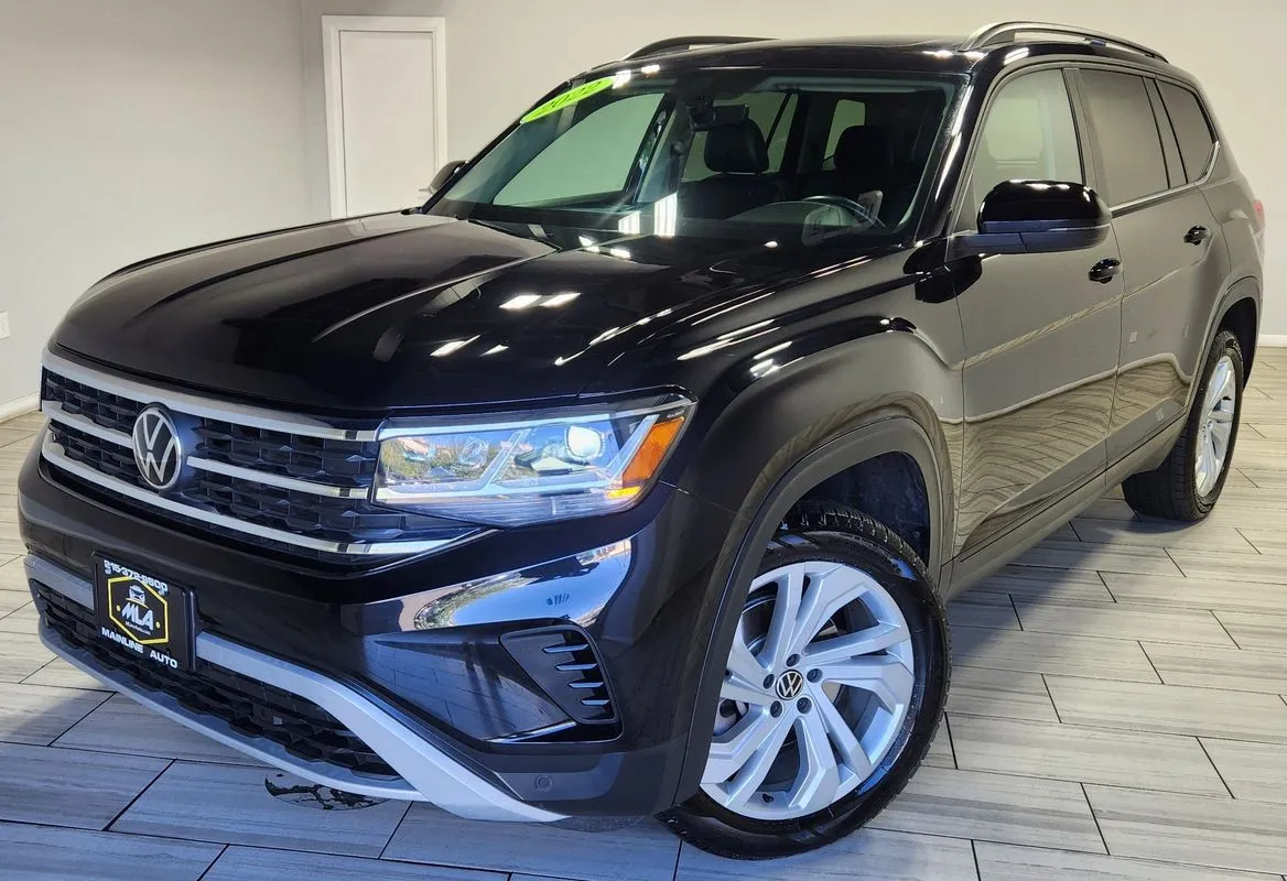 Black 2022 Volkswagen Atlas 2.0T SE w/Technology for sale in Philadelphia, PA