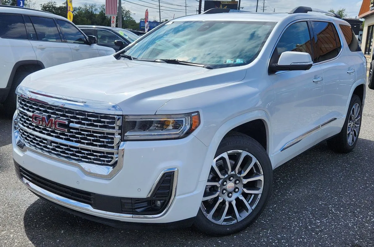 White 2022 GMC Acadia AWD Denali for sale in Philadelphia, PA