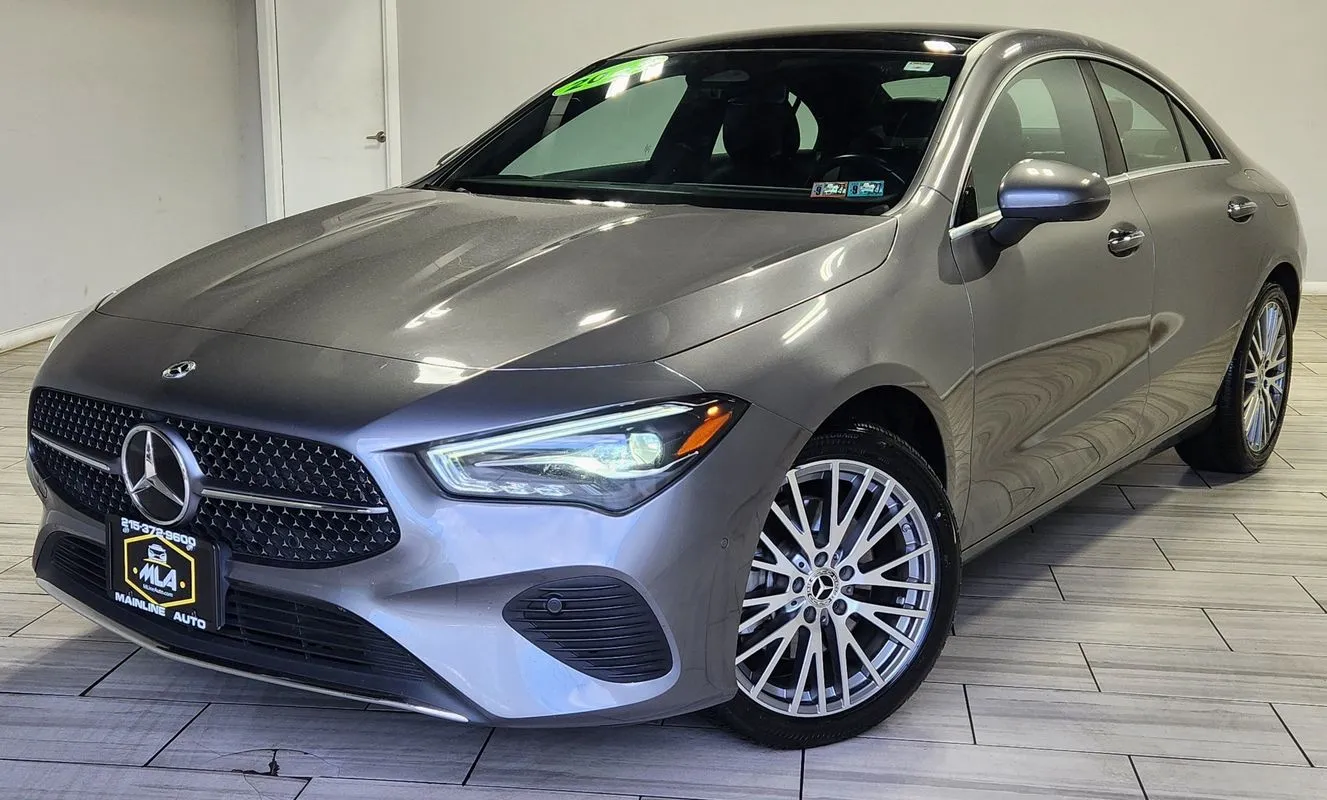 Gray 2025 Mercedes-Benz CLA 250 Coupe 4MATIC for sale in Philadelphia, PA