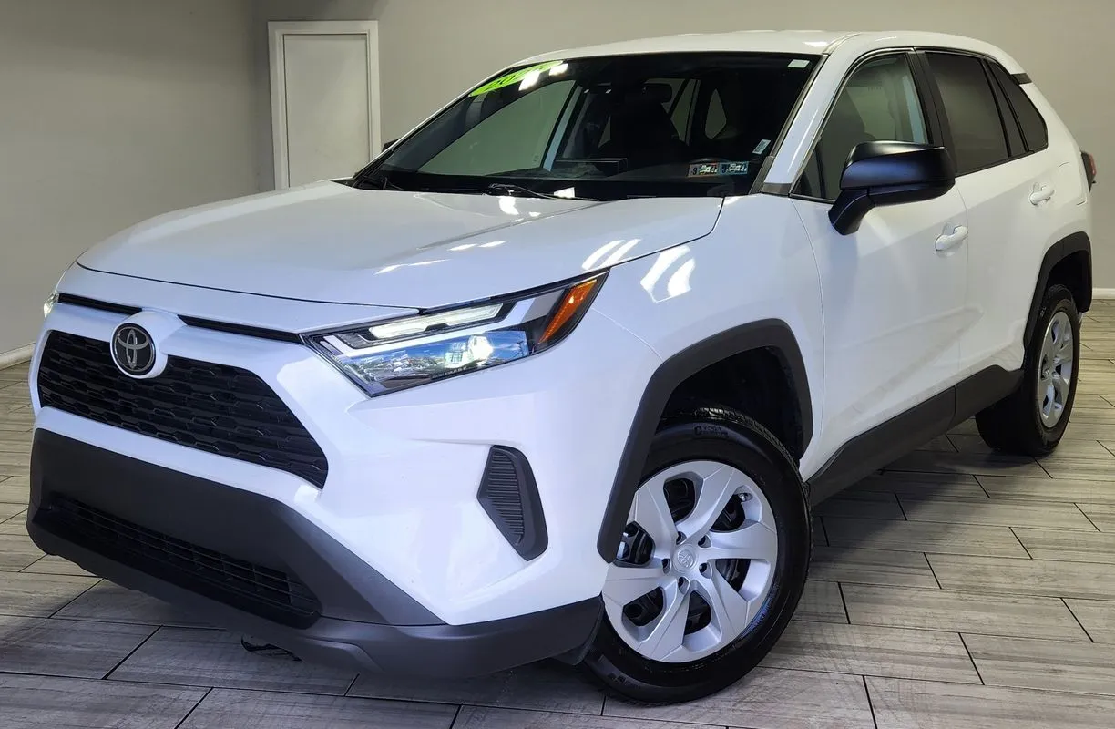 White 2025 Toyota RAV4 LE for sale in Philadelphia, PA
