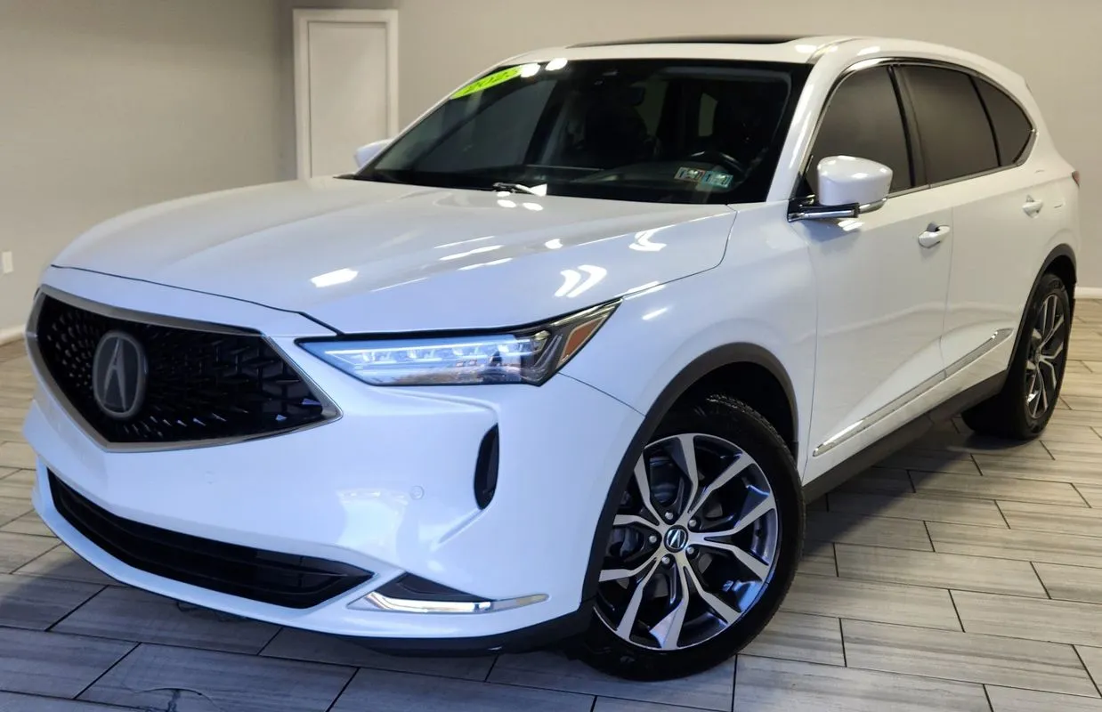 White 2022 Acura MDX Technology Package for sale in Philadelphia, PA