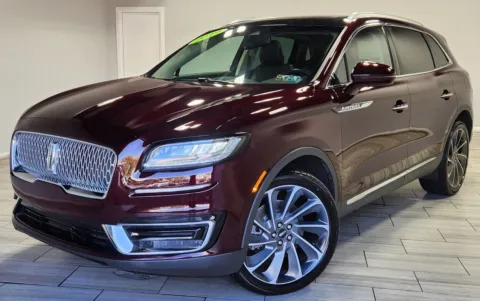 Red 2019 Lincoln Nautilus Reserve for sale in Philadelphia, PA