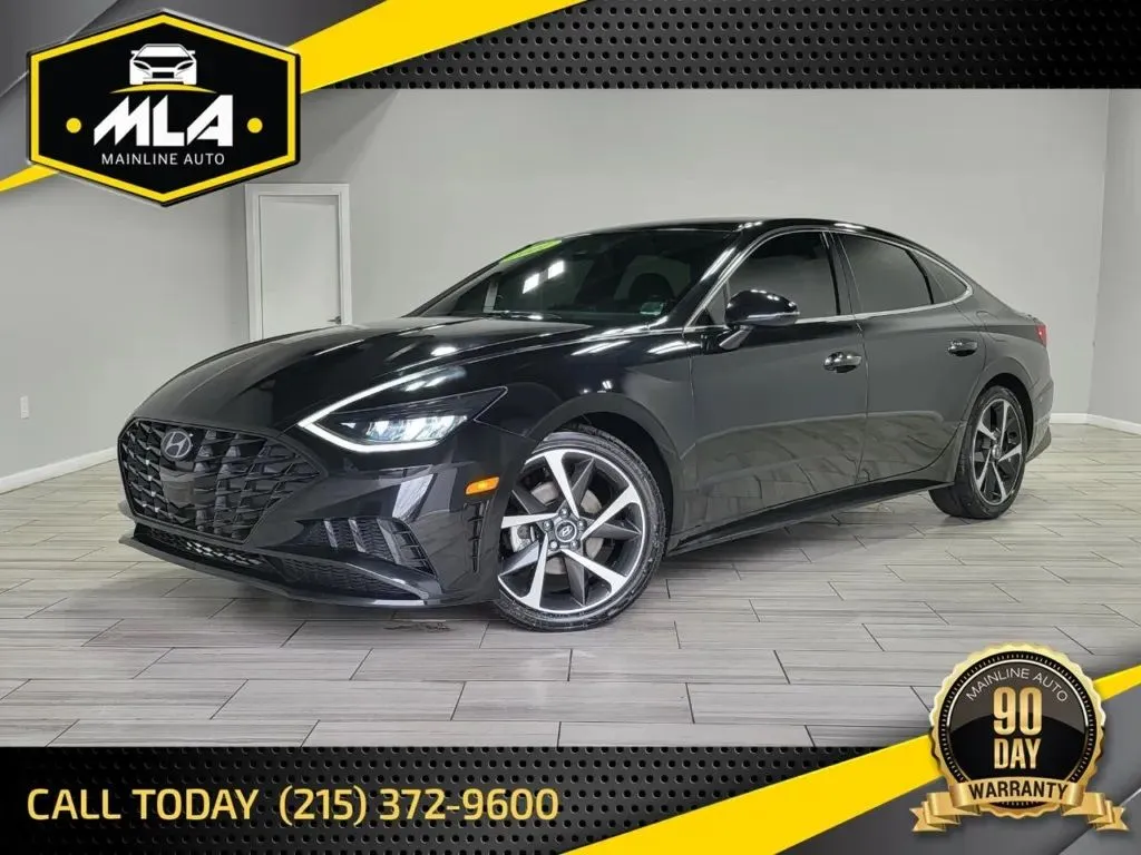 Black 2021 Hyundai Sonata SEL Plus for sale in Philadelphia, PA