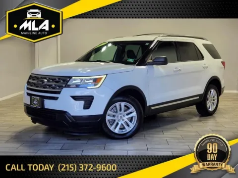 White 2018 Ford Explorer XLT for sale in Philadelphia, PA