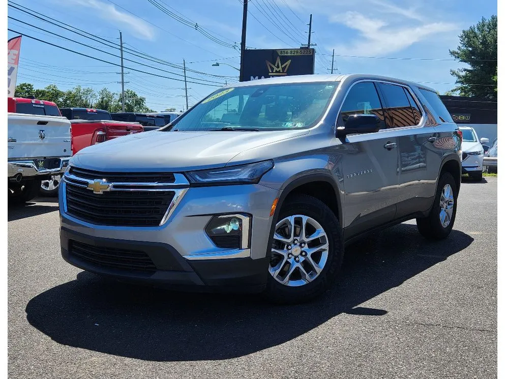 Gray 2023 Chevrolet Traverse LS for sale in Philadelphia, PA