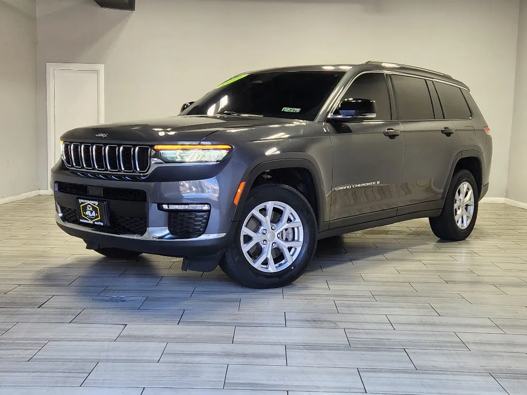 Gray 2021 Jeep Grand Cherokee L Limited for sale in Philadelphia, PA