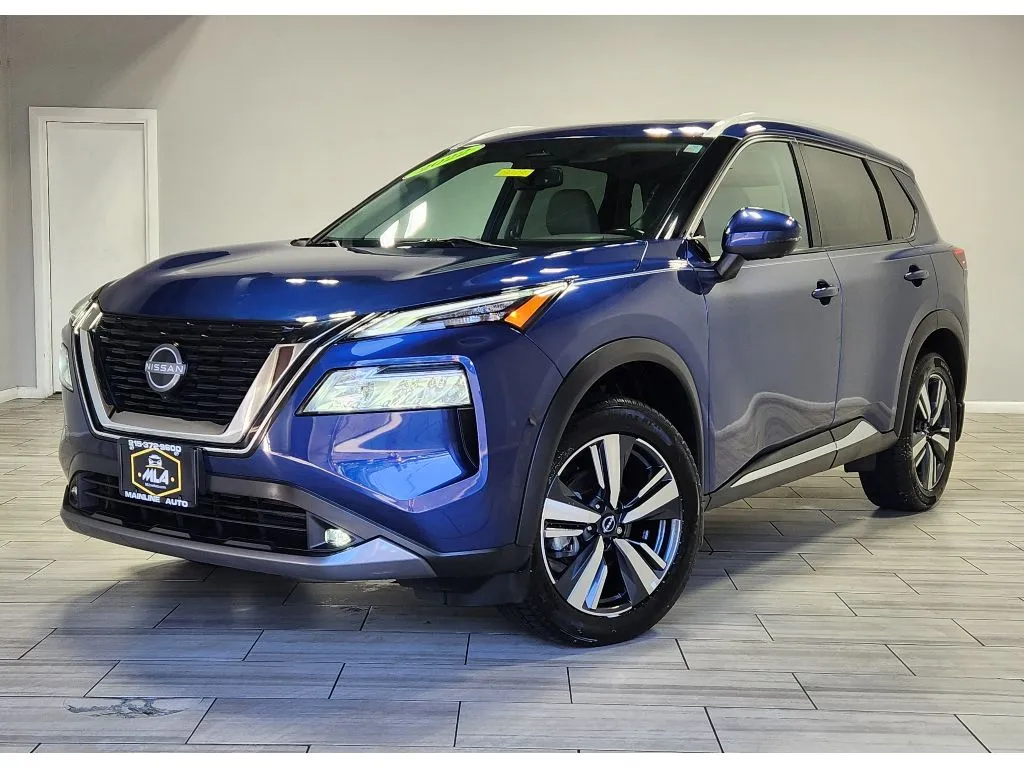 Blue 2022 Nissan Rogue SL for sale in Philadelphia, PA