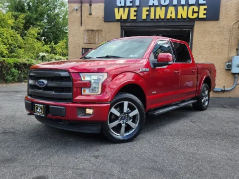 Red 2017 Ford F-150 Lariat for sale in Philadelphia, PA