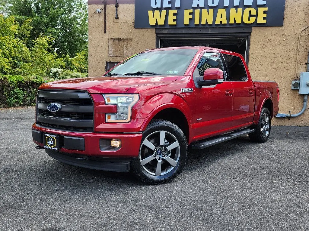 Red 2017 Ford F-150 Lariat for sale in Philadelphia, PA