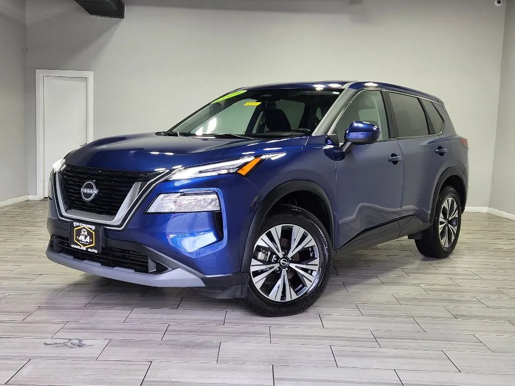 Blue 2023 Nissan Rogue SV for sale in Philadelphia, PA