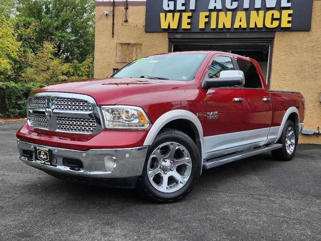 Red 2015 Ram 1500 Laramie for sale in Philadelphia, PA