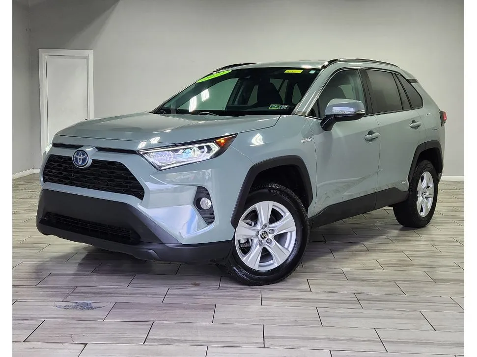 Gray 2021 Toyota RAV4 Hybrid XLE for sale in Philadelphia, PA