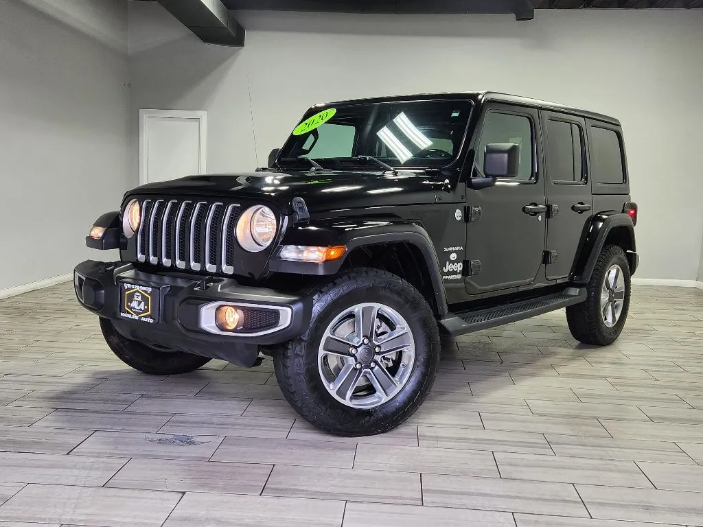 Black 2020 Jeep Wrangler Sahara for sale in Philadelphia, PA