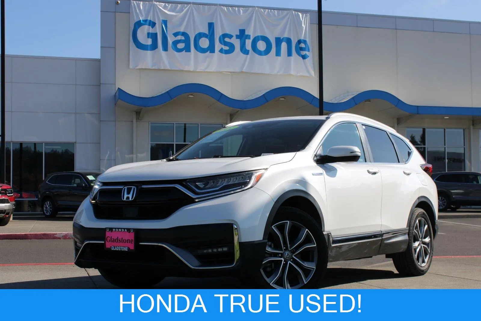 White 2021 Honda CR-V Hybrid Touring for sale in Gladstone, OR