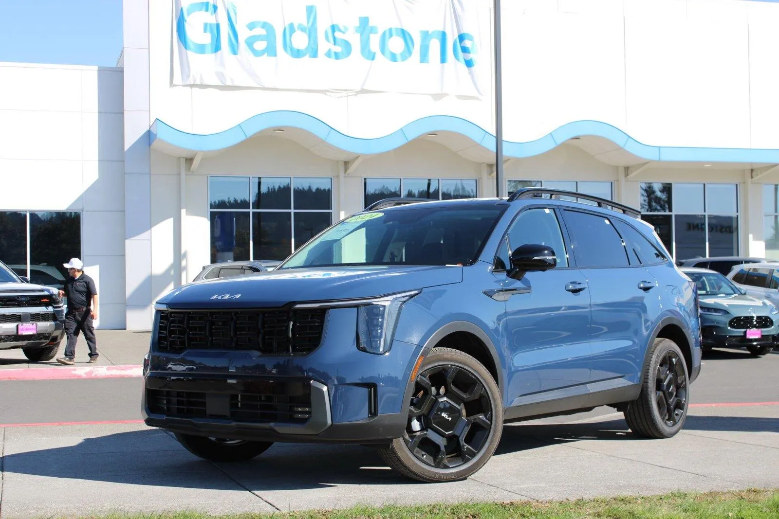 Blue 2024 Kia Sorento X-Line SX for sale in Gladstone, OR