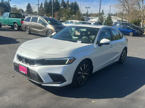 White 2024 Honda Civic EX-L for sale in Gladstone, OR