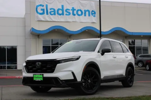 White 2025 Honda CR-V Hybrid Sport for sale in Gladstone, OR