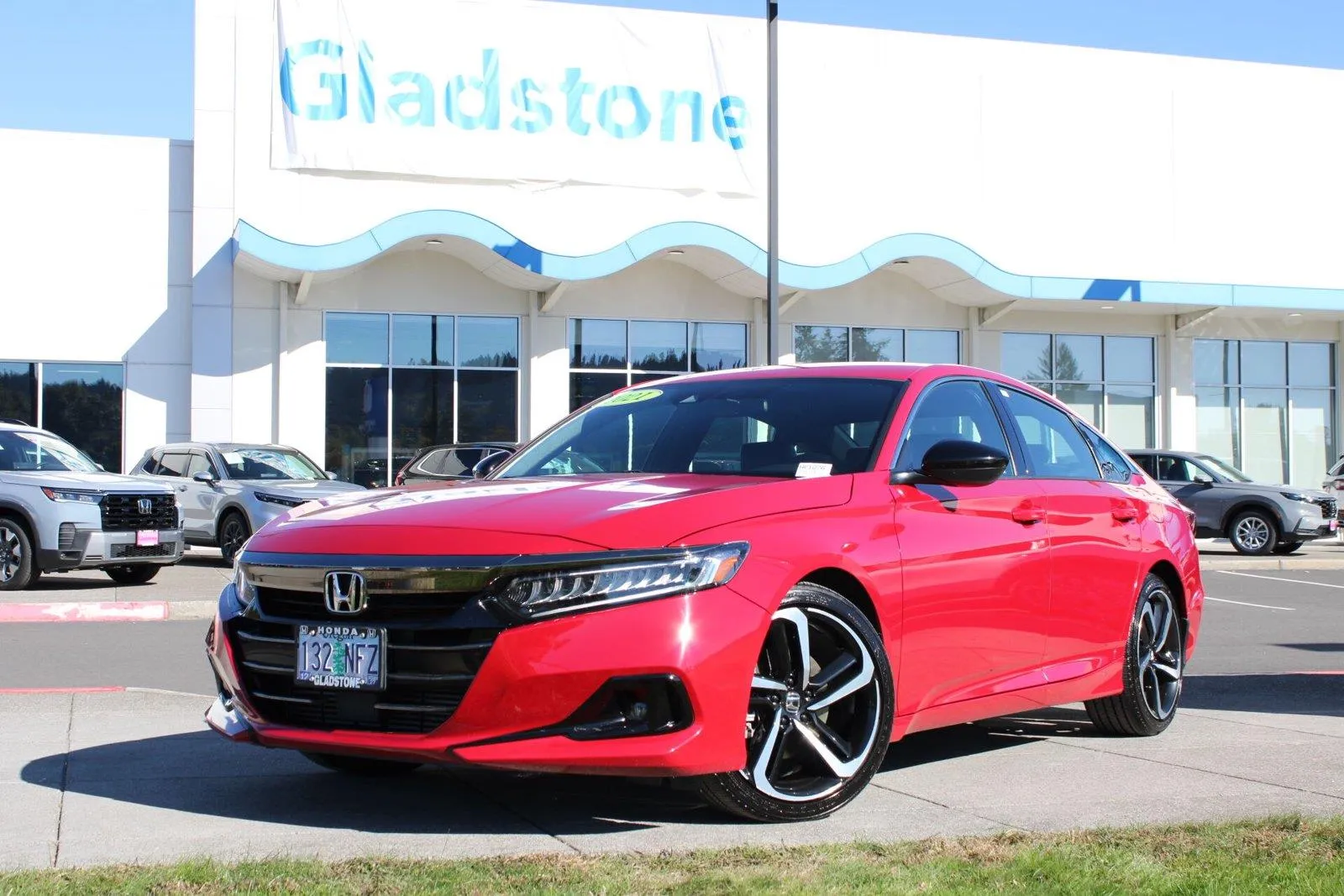 Red 2021 Honda Accord Sport for sale in Gladstone, OR