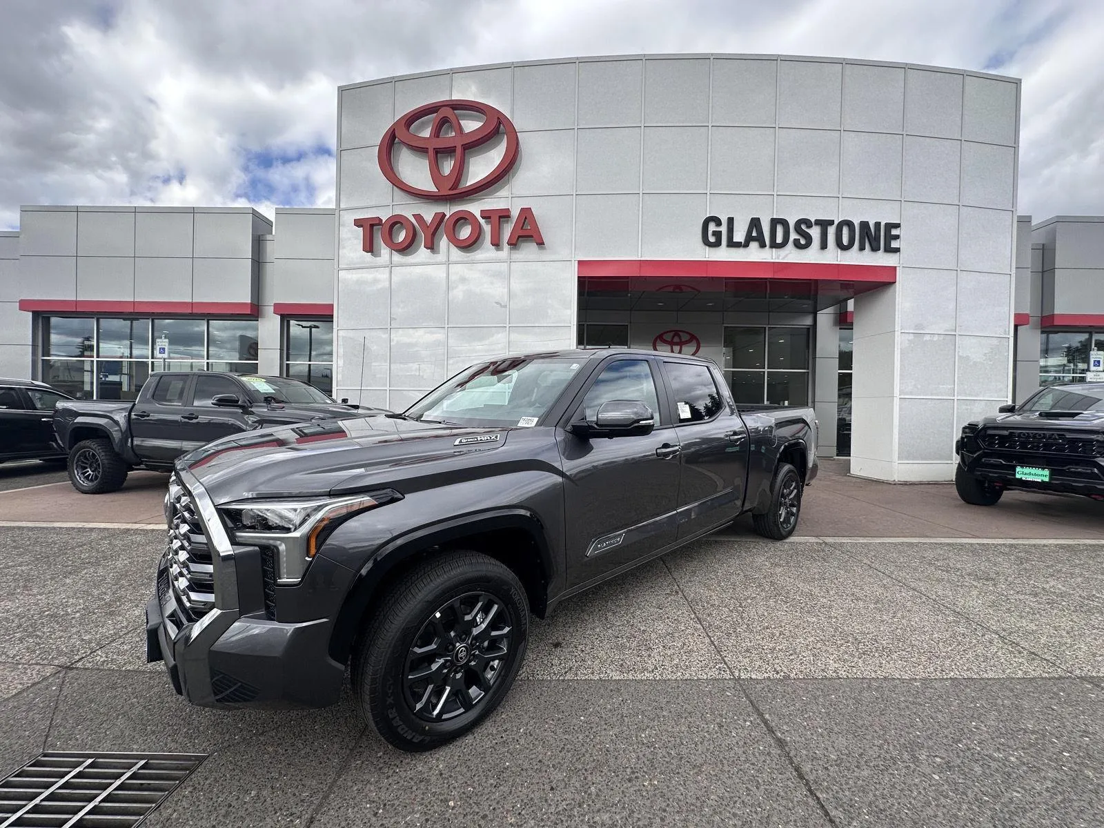 Gray 2026 Toyota Tundra Platinum Hybrid for sale in Gladstone, OR
