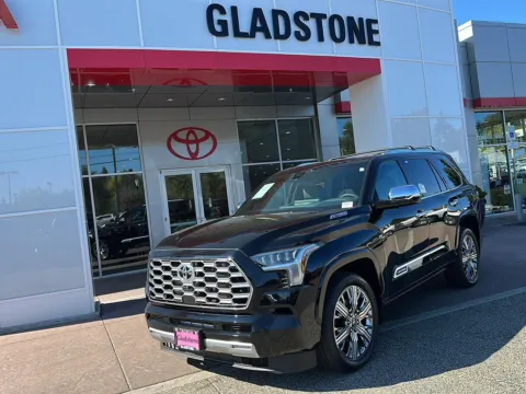 Black 2026 Toyota Sequoia Capstone for sale in Gladstone, OR