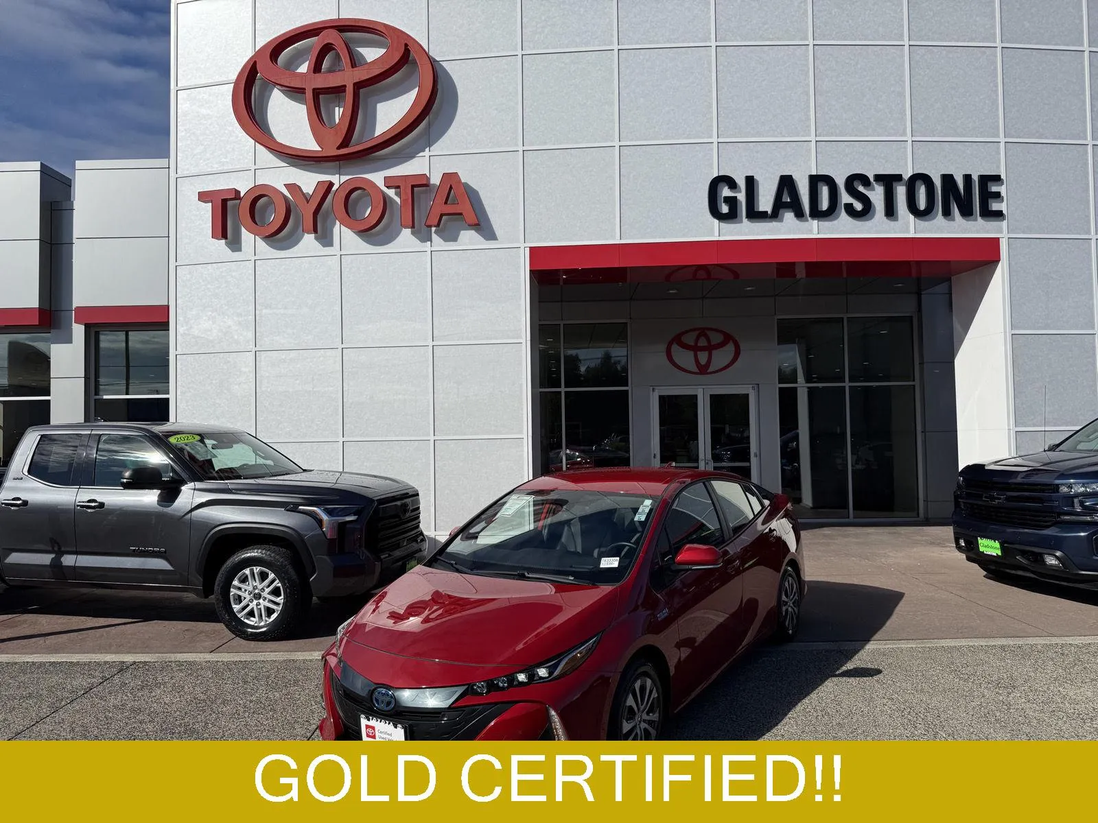 Red 2021 Toyota Prius Prime Limited for sale in Gladstone, OR