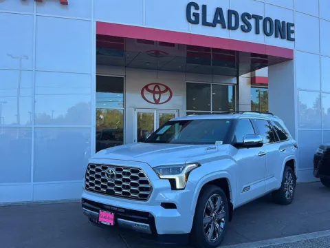 White 2026 Toyota Sequoia Capstone for sale in Gladstone, OR