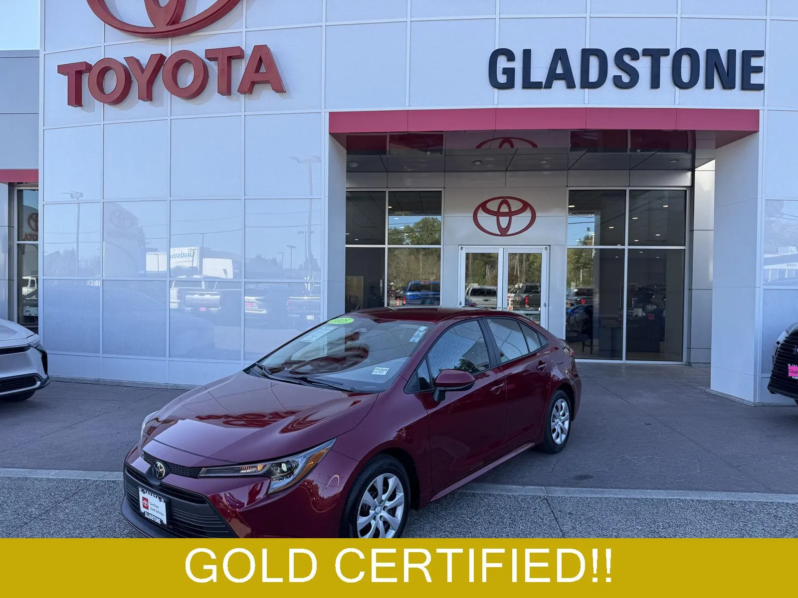 Red 2025 Toyota Corolla LE for sale in Gladstone, OR