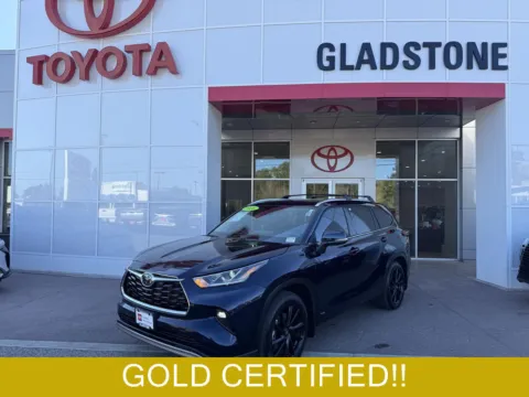Blue 2026 Toyota Highlander Hybrid Platinum for sale in Gladstone, OR