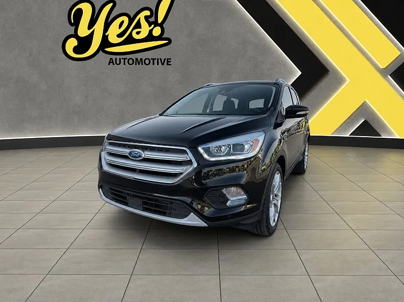 Black 2018 Ford Escape 4d SUV FWD Titanium for sale in Fort Wayne, IN