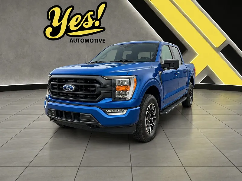 Blue 2022 Ford F-150 XLT SuperCrew 5.5' Box for sale in Fort Wayne, IN